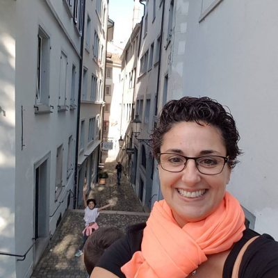 Family fun in old town Zurich