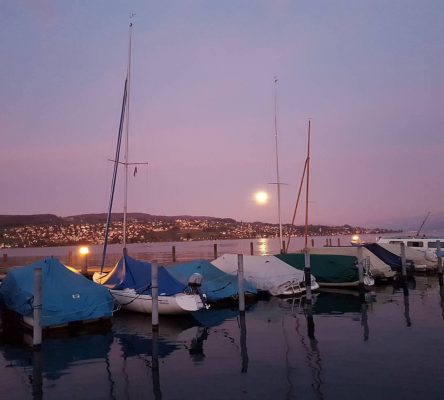 Sunset at Lake Zurich