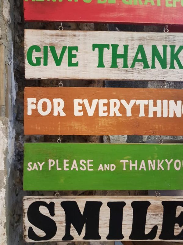 Give Thanks for everything