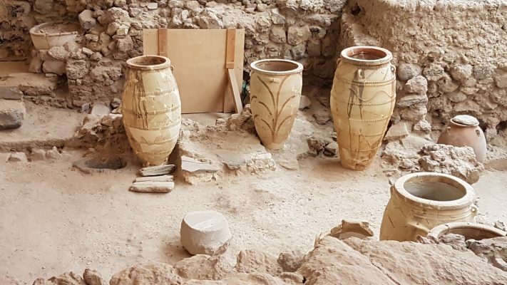 Akrotiri Prehistoric site Santorini