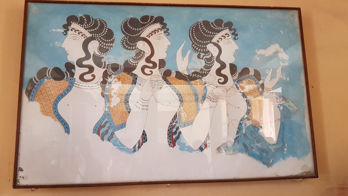 The Ladies in Blue Knossos Palace