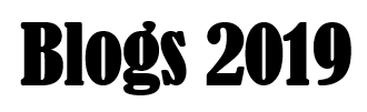 Blogs 2019