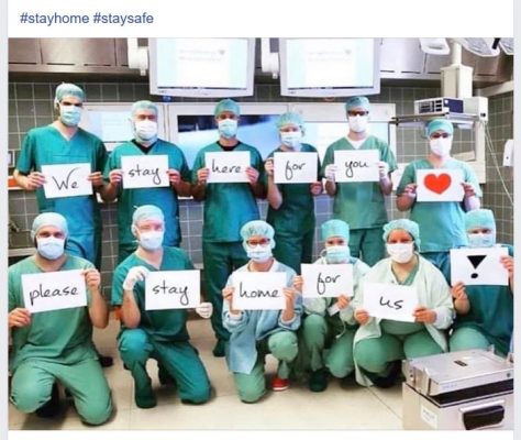 Medical Staff Stay Home Plea