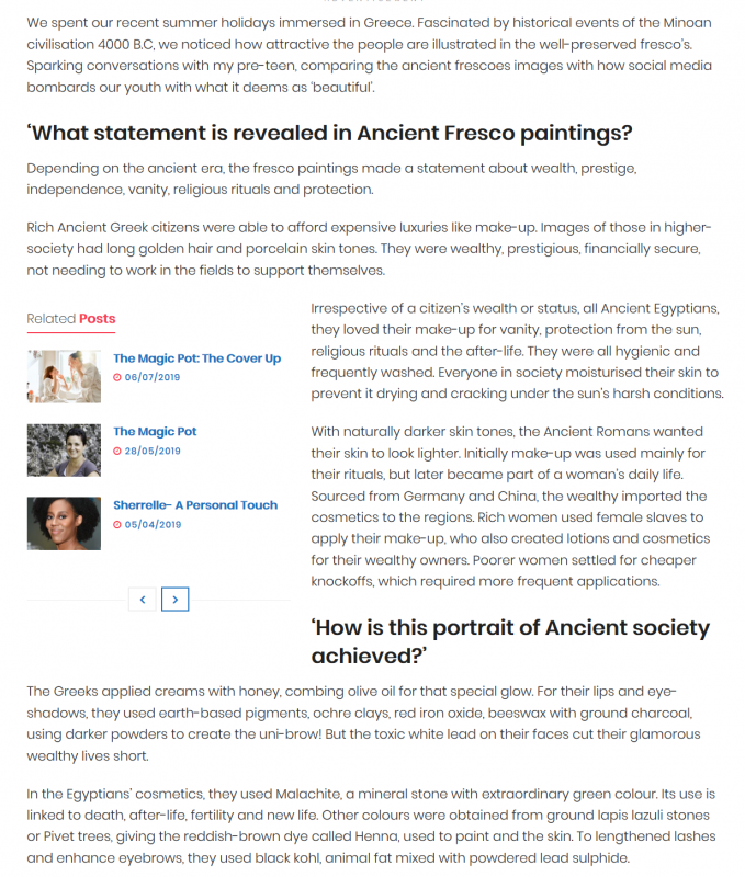 Column 2 Ancient Frescos Oct2019 Pg2