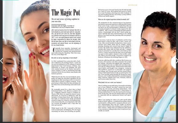 Jun19 Sovereign Magazine Magic Pot Interview pages1&2