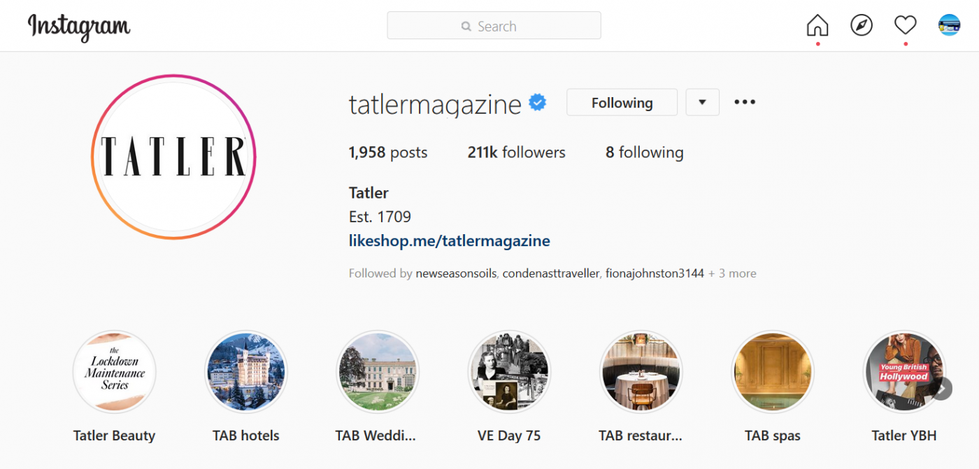 Tatler Shops: Beauty IG