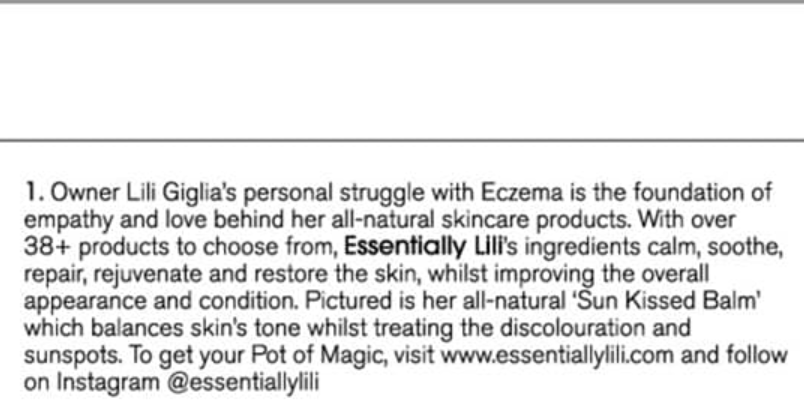 TATLER JULY-AUG Page116 About Me